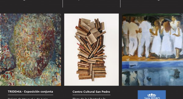 El Centro Cultural San Pedro alberga este jueves la inauguración de la exposición conjunta ‘Tridemia’