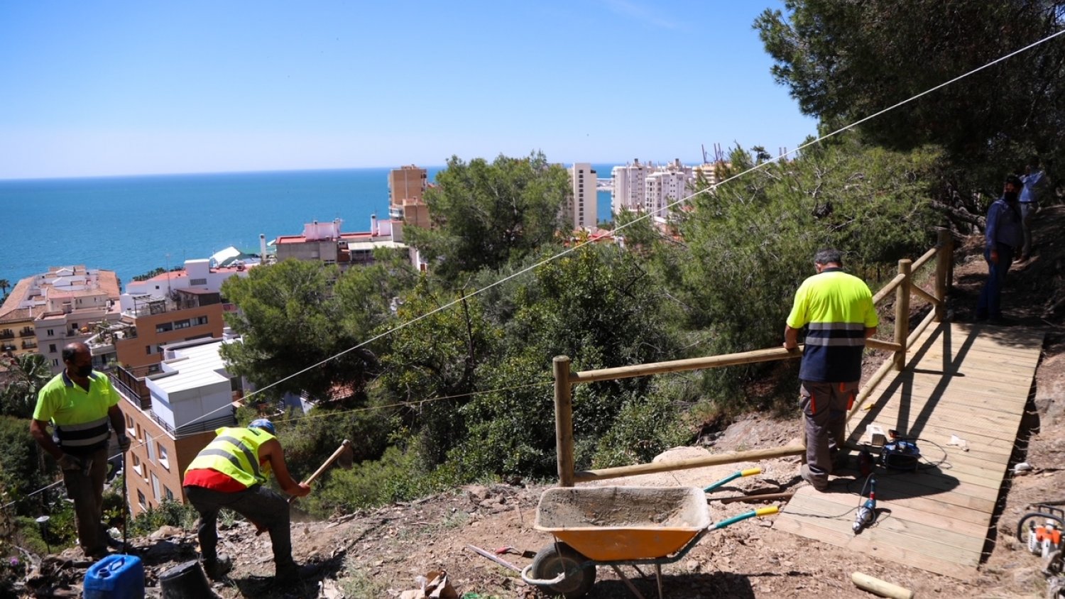 Puesta en marcha del proyecto que unirá el Cementerio Inglés con el Castillo de Gibralfaro