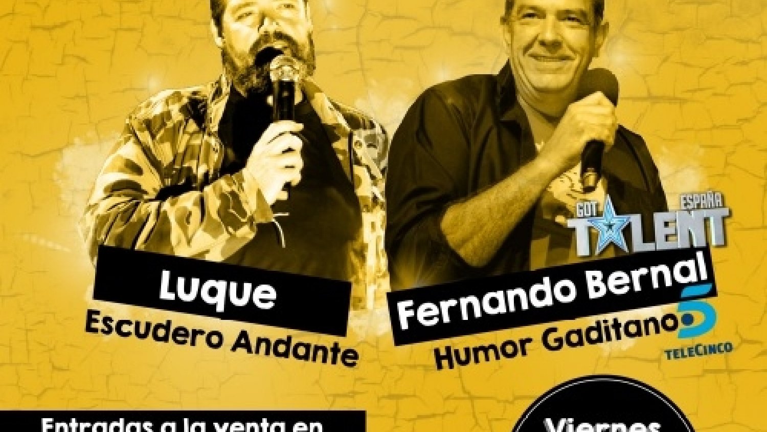 Regresan los Monólogos “Mano a Mano” a Estepona con Juan Jesús Luque y Fernando Bernal