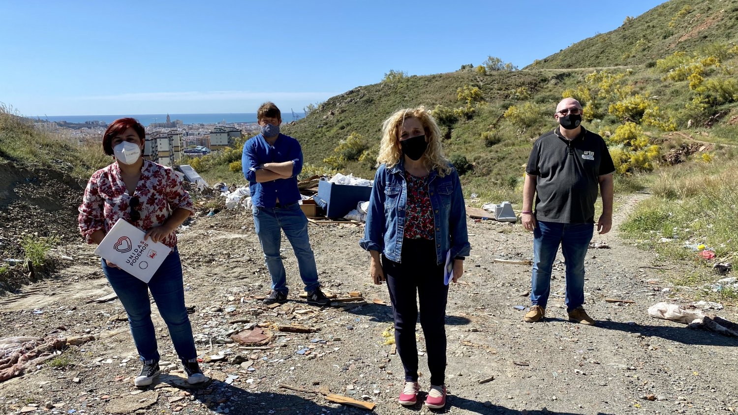 Podemos e IU exigen al alcalde cumplir el acuerdo del Pleno para crear un parque en Monte Coronado
