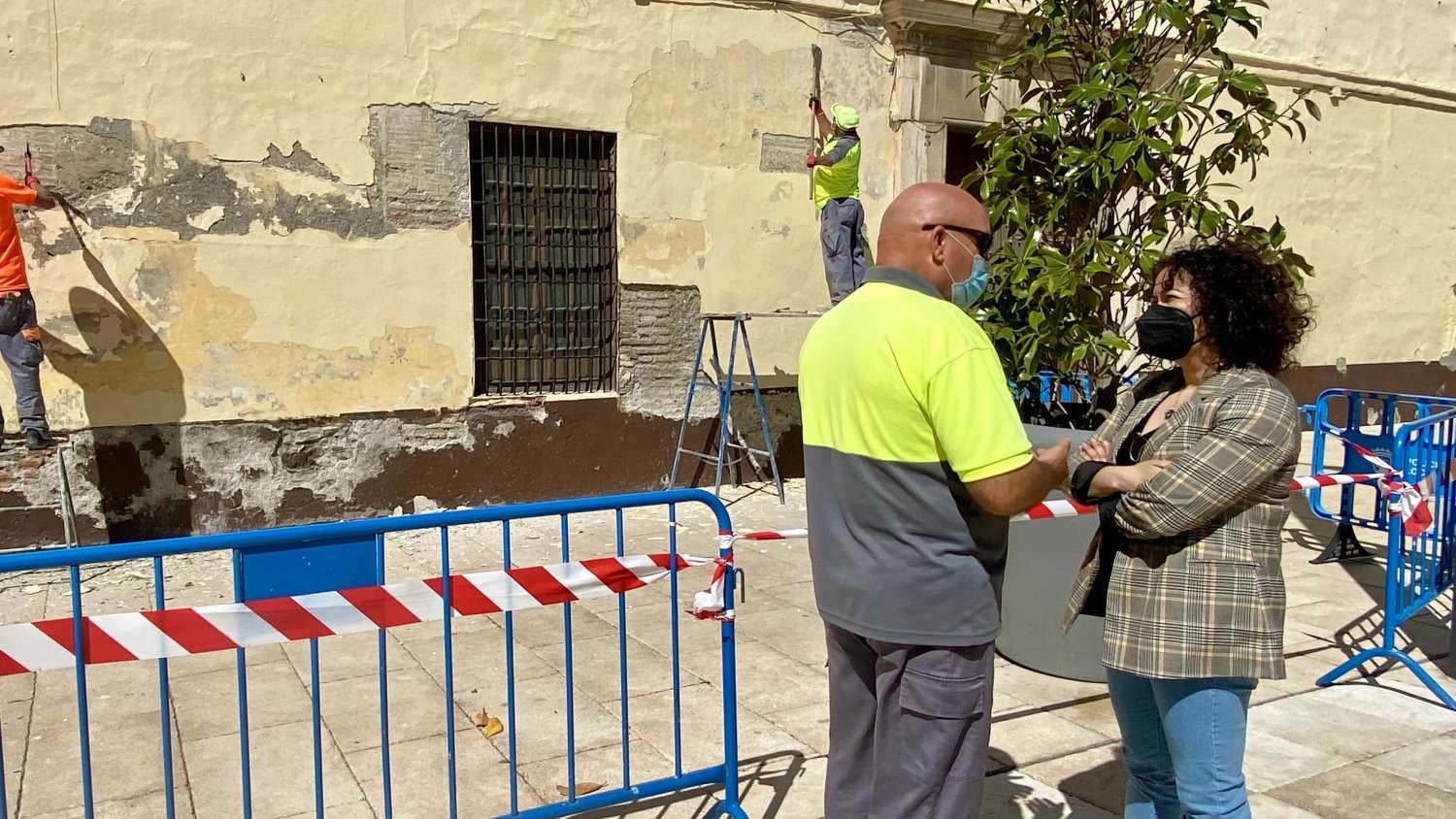 El Ayuntamiento de Vélez-Málaga obtiene el permiso para reparar el muro de Las Carmelitas