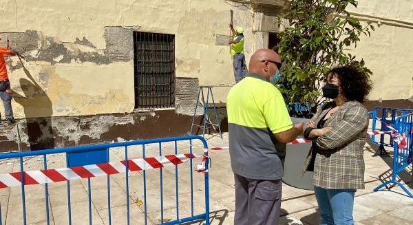 El Ayuntamiento de Vélez-Málaga obtiene el permiso para reparar el muro de Las Carmelitas