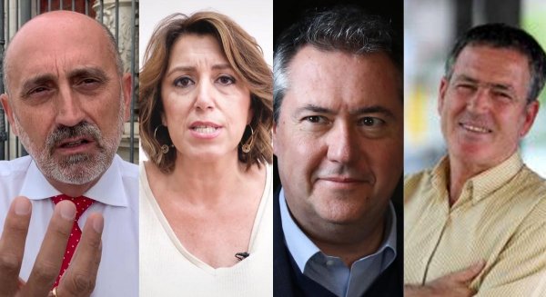 Susana Díaz, Juan Espadas, Luis Ángel Hierro y Manuel Pérez García disputan las primarias del PSOE andaluz