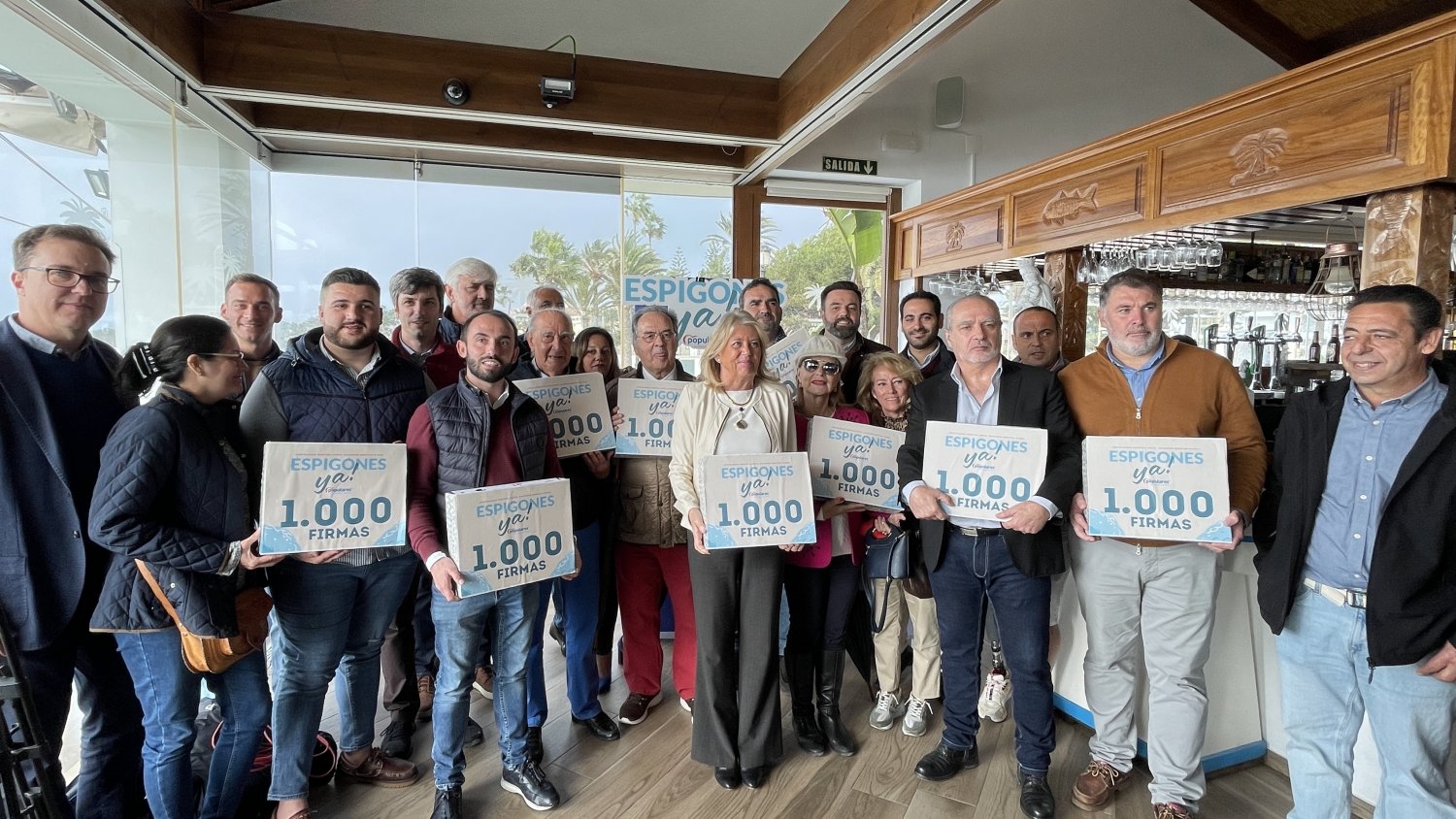 PP Marbella – San Pedro llevará al Ministerio de Transición Ecológica las 10.000 firmas recogidas para construir espigones