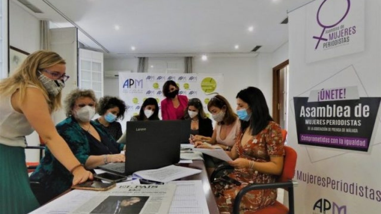 La Asamblea de Mujeres Periodistas inaugura la exposición virtual coincidiendo con su tercer aniversario