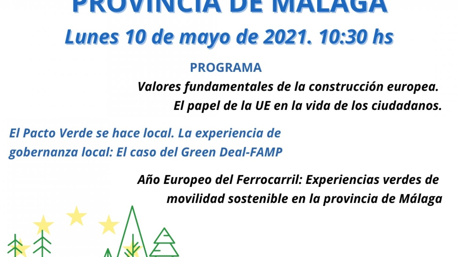 Diputación celebra el Día de Europa con una jornada de experiencias de movilidad sostenible en Málaga