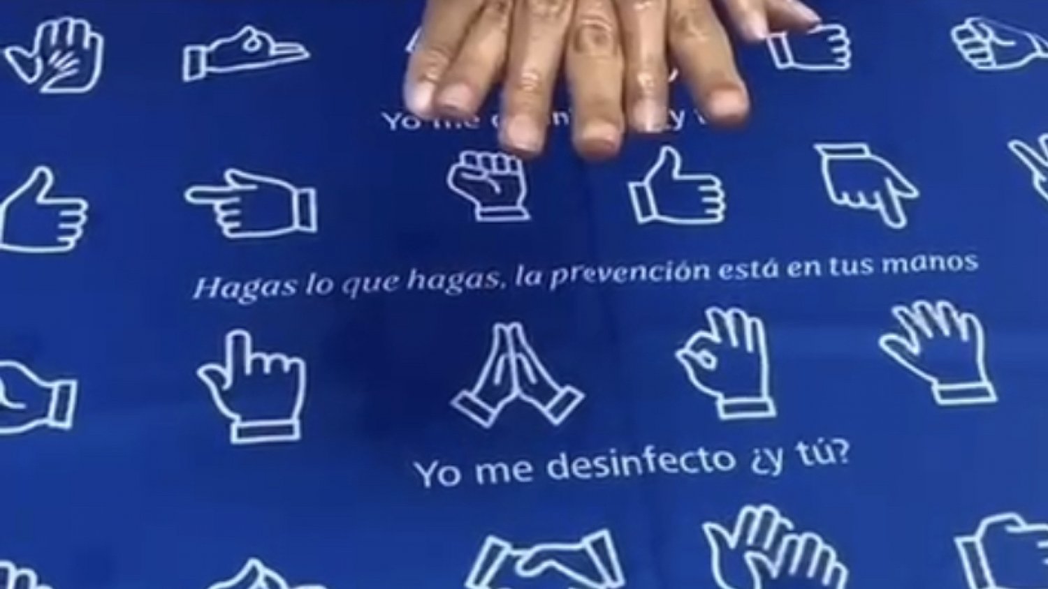 Profesionales del Clínico participan en un video para promocionar la cultura de higiene de manos