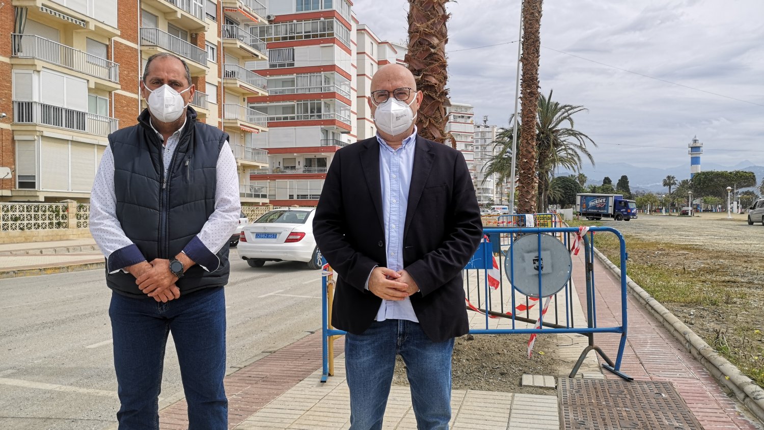 Medio Ambiente inicia un plan de renovación de palmeras en varias zonas de Torre del Mar
