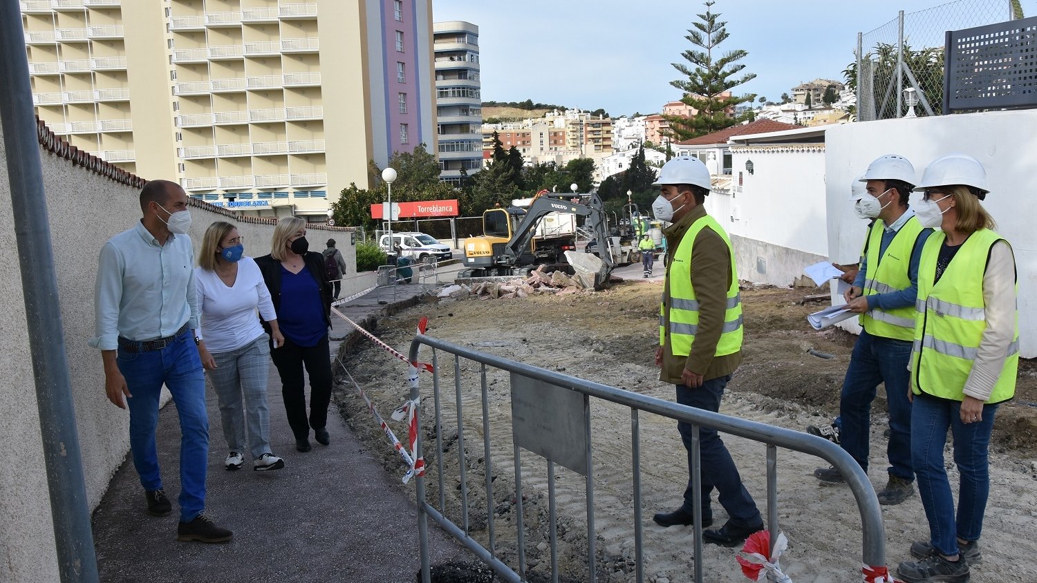 Fuengirola inicia una nueva remodelación en Torreblanca con la reforma integral de calle Bambú