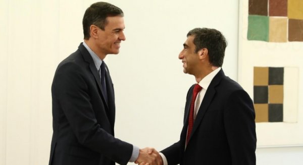 Pedro Sánchez se reúne con el consejero delegado de GlobalLogic y anuncia la creación de un centro de software en Málaga