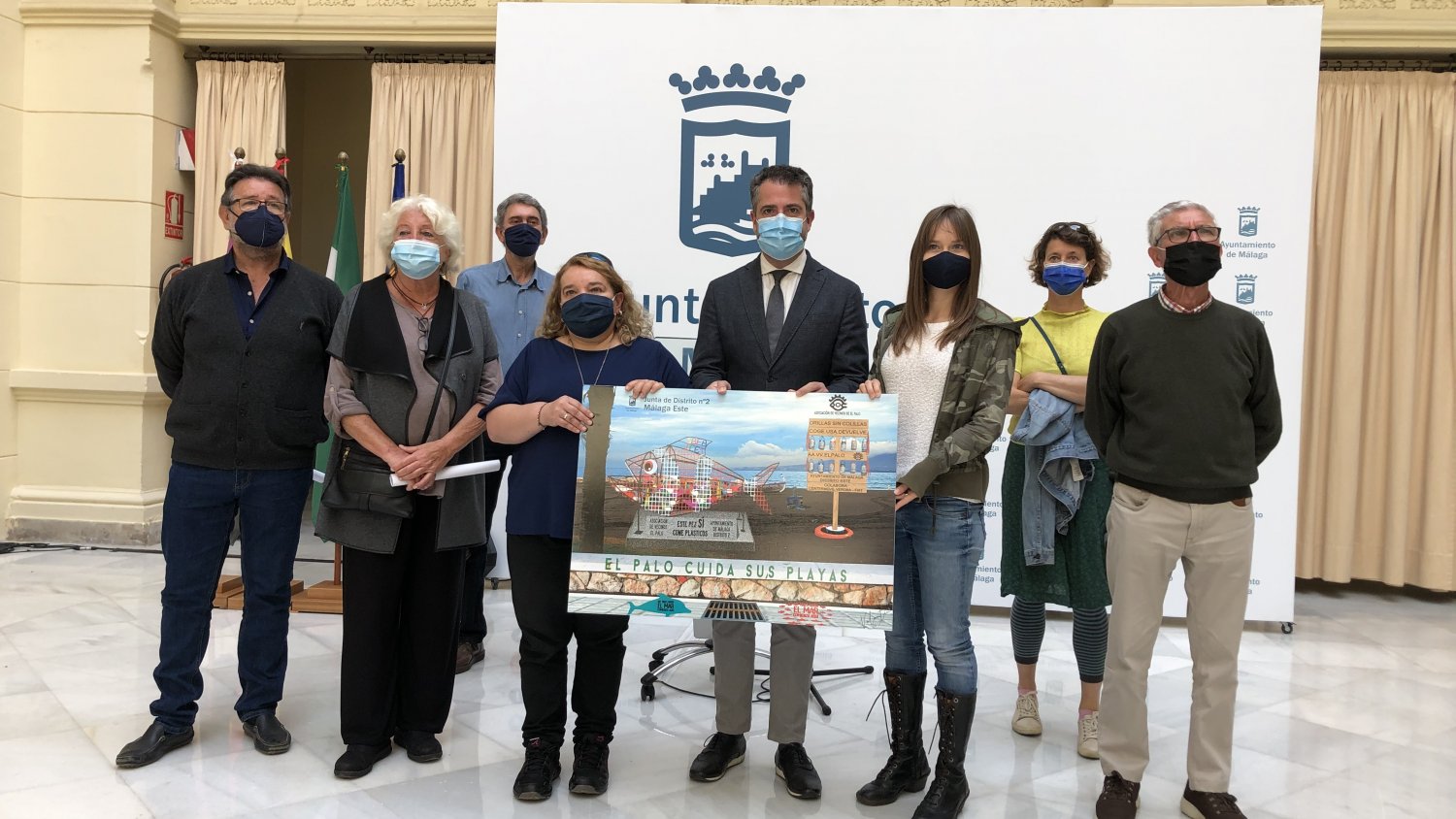 El Distrito Málaga Este presenta la campaña de concienciación ciudadana 
