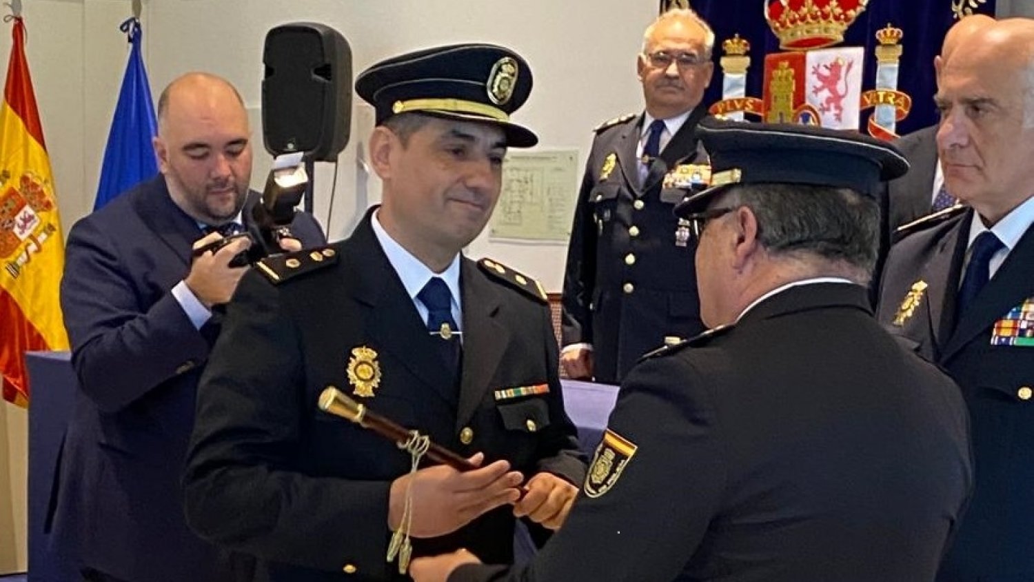 Marcos Romarís toma posesión como nuevo jefe de la Policía Nacional en Antequera