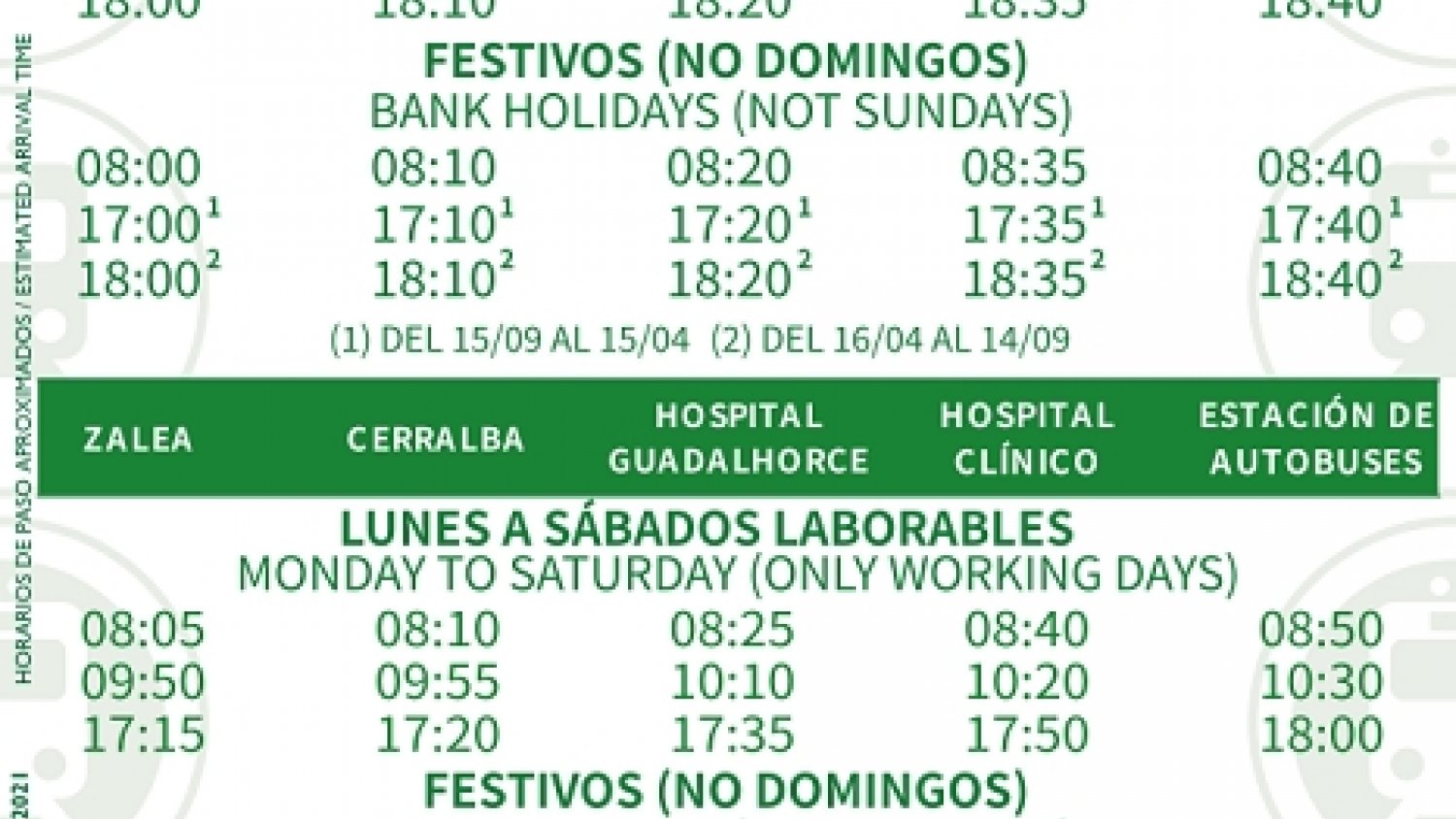 El Consorcio de Transportes implanta nuevos servicios desde Málaga hasta el Hospital del Guadalhorce