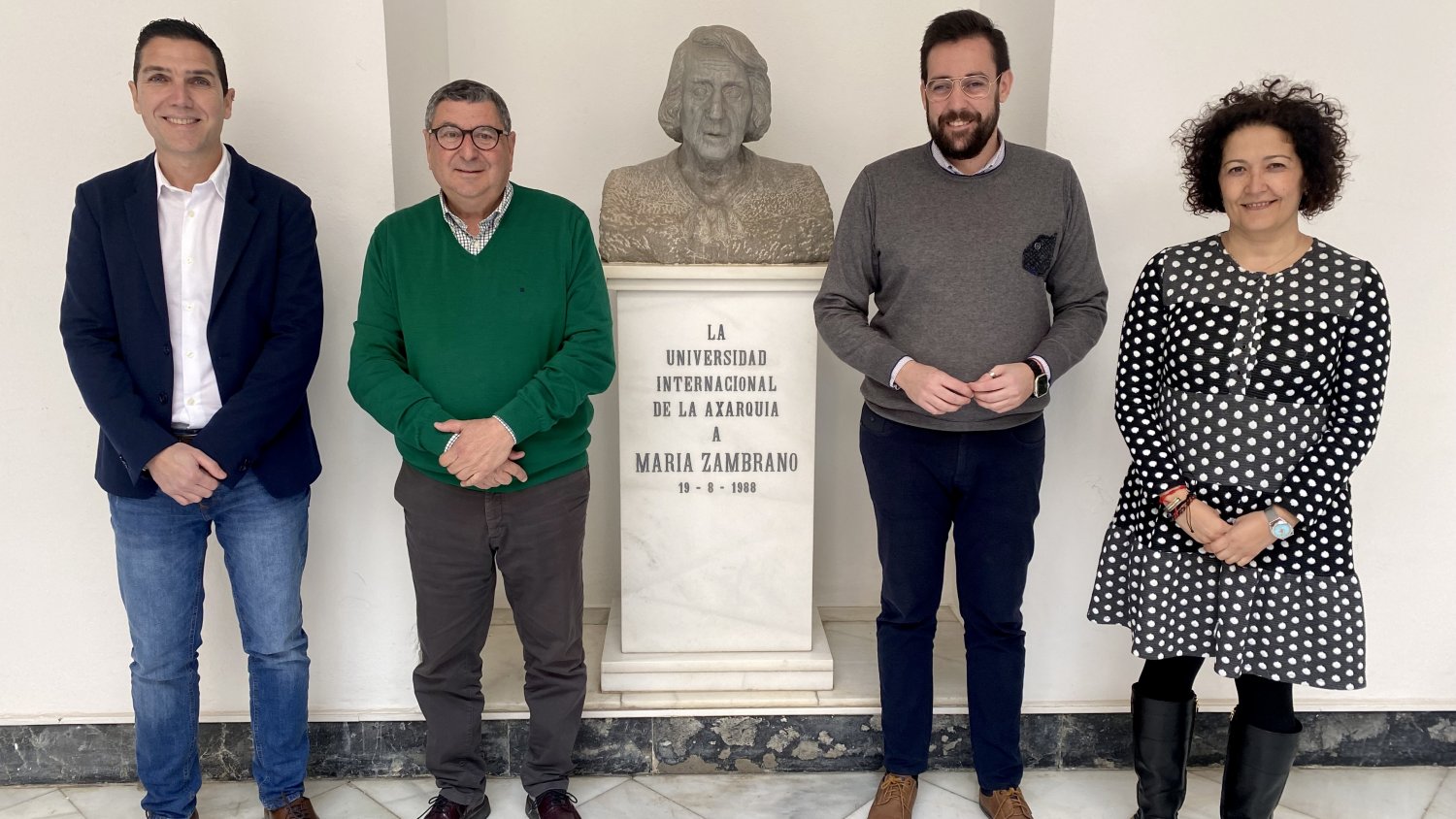 El Gobierno central acepta desarrollar acciones de calado junto con la Fundación María Zambrano de Vélez-Málaga
