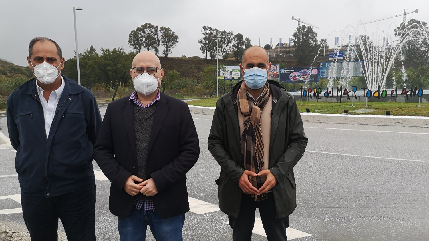 Finalizada la remodelación de la glorieta de la entrada oeste a Torre del Mar