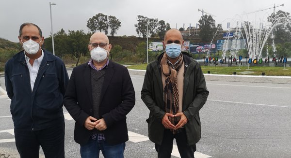 Finalizada la remodelación de la glorieta de la entrada oeste a Torre del Mar