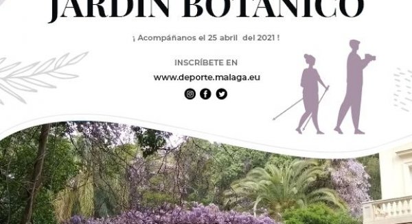 Málaga organiza la I Caminata Senderista Fotográfica Jardín Botánico el 25 de abril