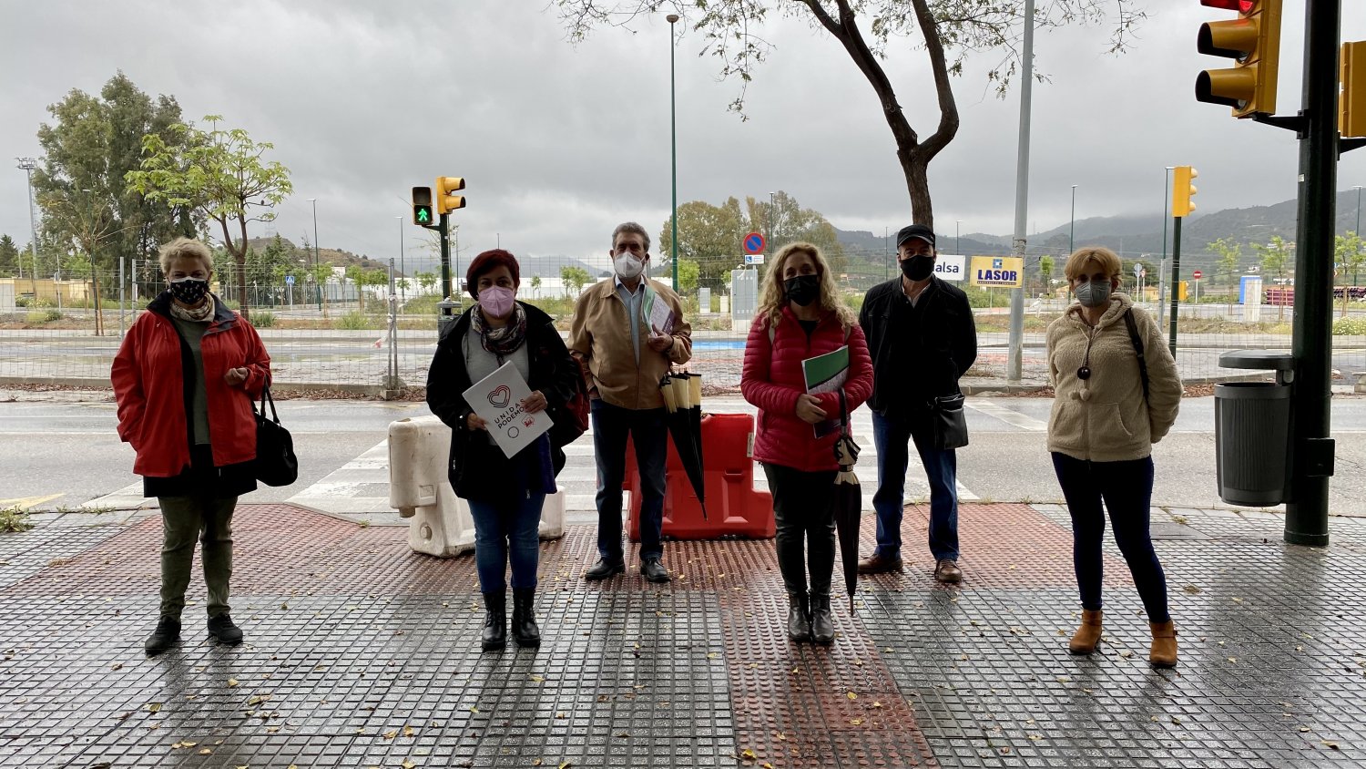 IU y Podemos reclaman al gobierno municipal mejoras en el distrito de Campanillas
