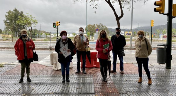 IU y Podemos reclaman al gobierno municipal mejoras en el distrito de Campanillas