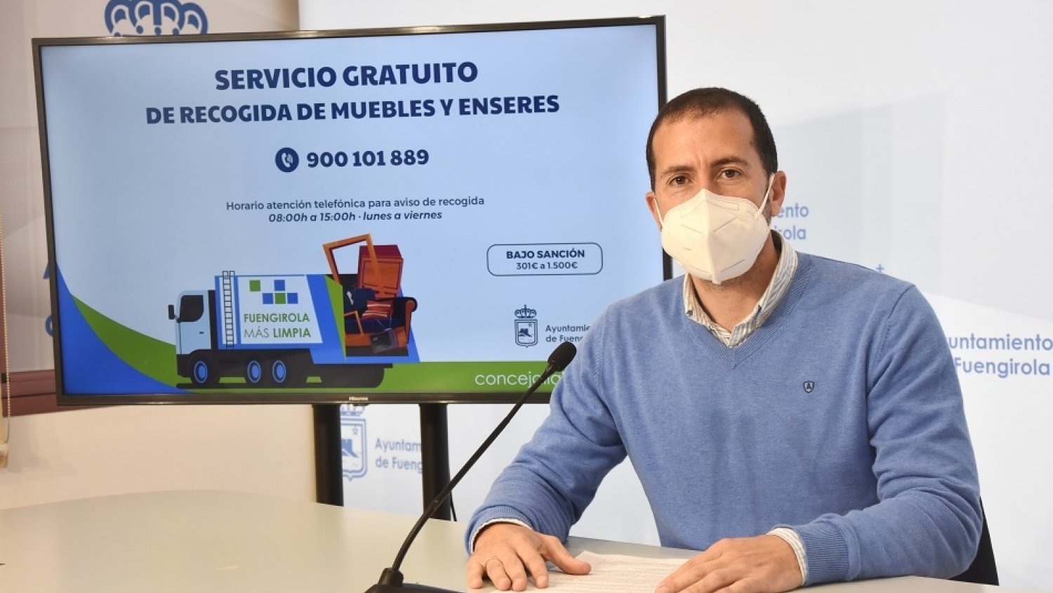 Fuengirola retira 284 toneladas de muebles y enseres de la vía pública en el primer trimestre de 2021