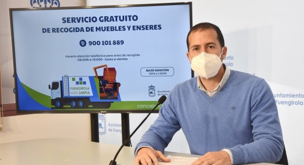 Fuengirola retira 284 toneladas de muebles y enseres de la vía pública en el primer trimestre de 2021