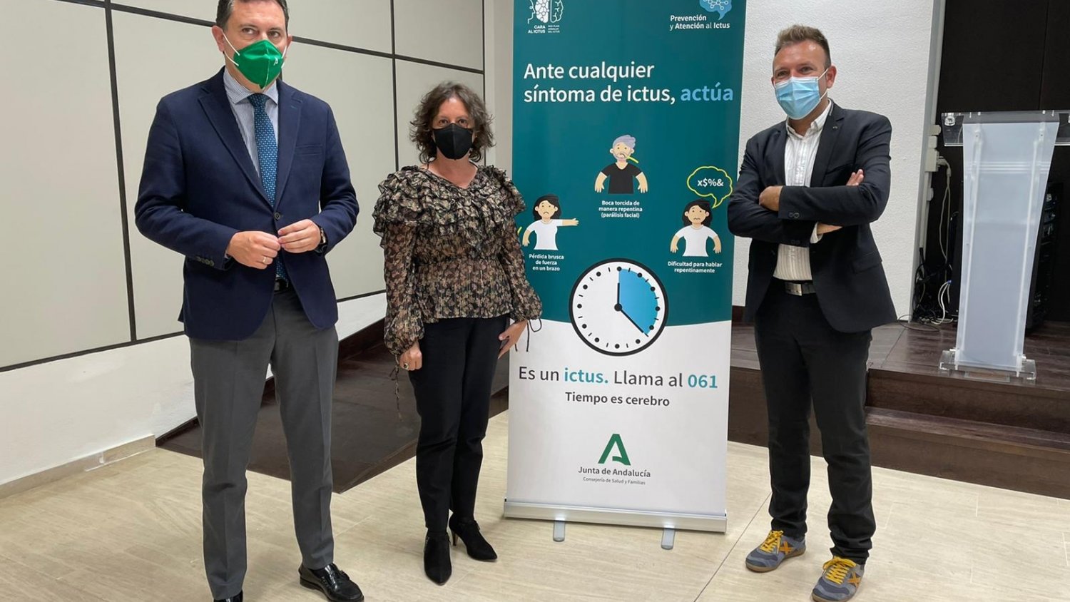 La Junta presenta la Campaña de Prevención y Atención al Ictus de Salud y Familias