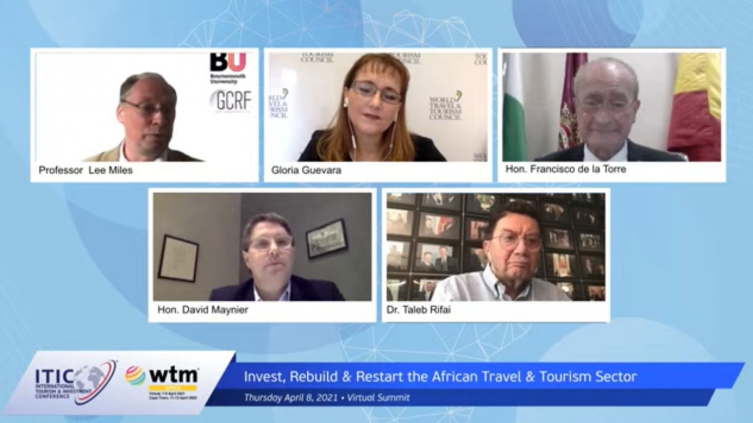 El alcalde de Málaga participa en la cumbre virtual del turismo en África