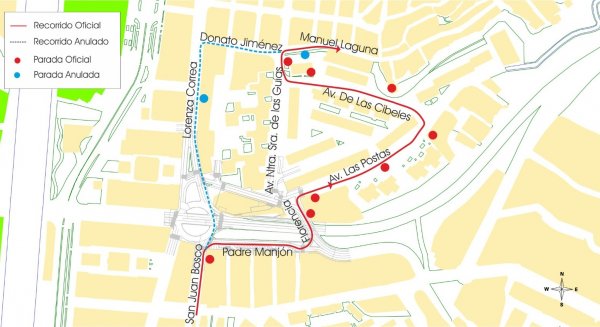 Málaga amplía el recorrido de la línea 30 de autobús para atender la zona del Parque del Sur
