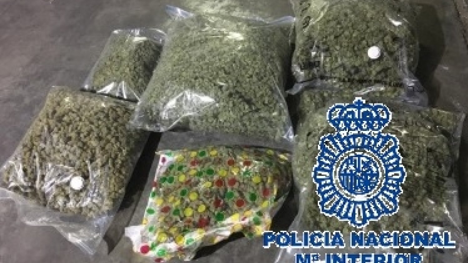 La Policía Nacional detiene a cinco hombres dedicados al comercio de sustancias estupefacientes con destino Alemania