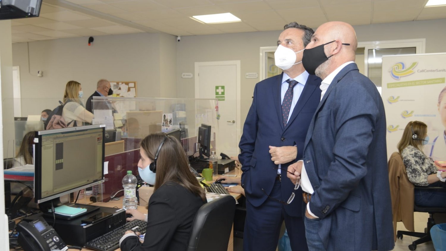 El alcalde pone en valor el carácter innovador de la empresa Call Center Sanitario de Torremolinos