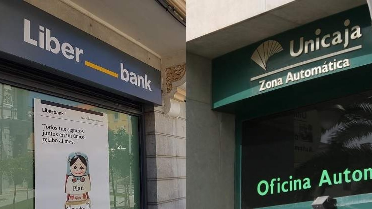 Unicaja Banco y Liberbank sellan mañana su fusión creando el quinto banco del mercado español