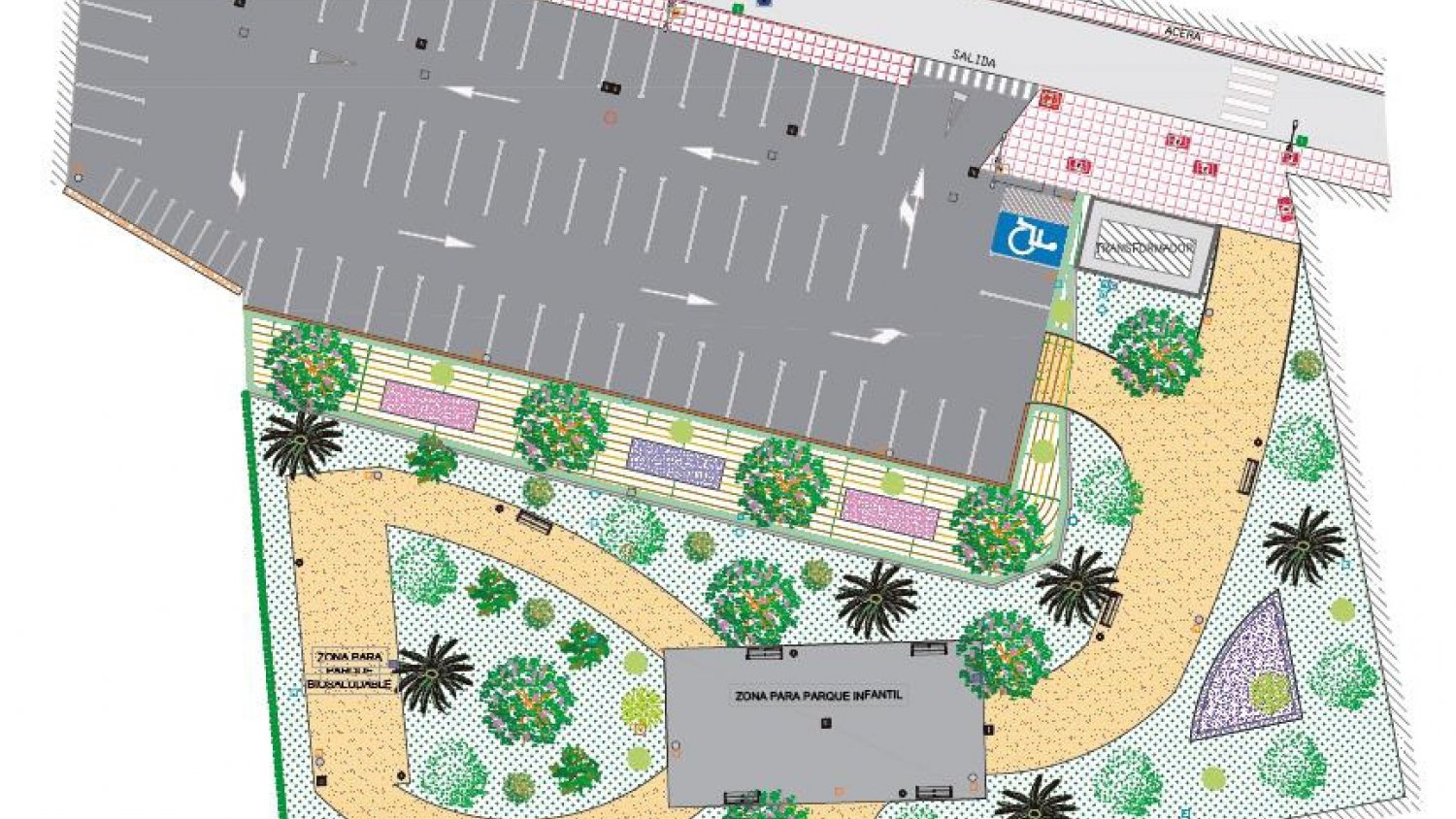 Rincón ejecuta las obras de mejora de una zona verde en Los Fernández de Torre de Benagalbón