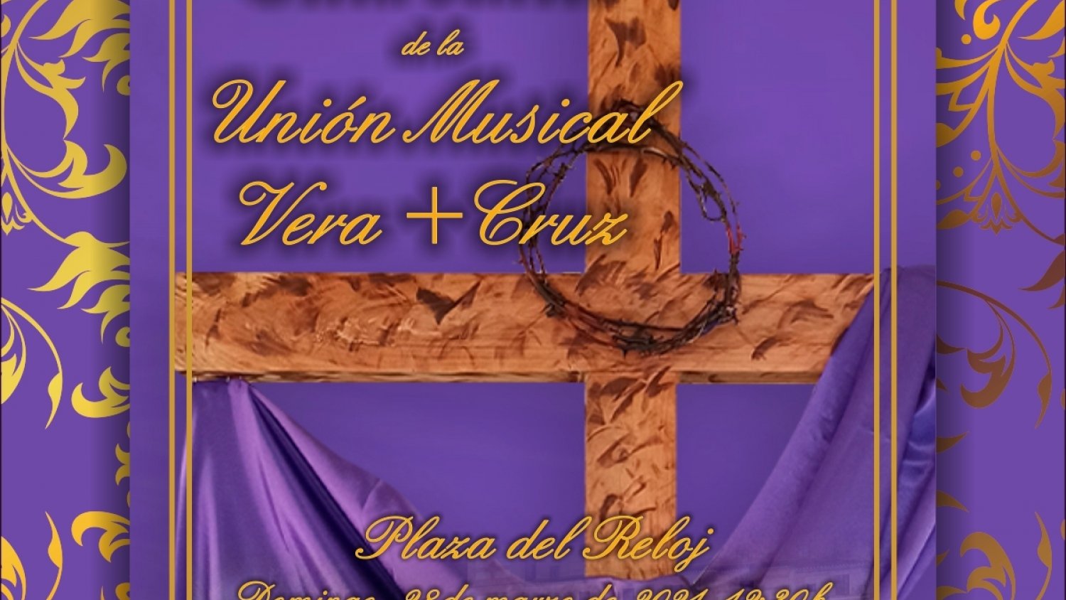 La Plaza del Reloj de Estepona recoge el Concierto de Cuaresma de la Unión Musical Vera+Cruz