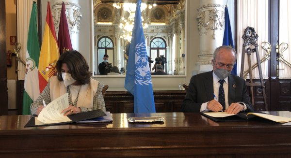 El Ayuntamiento de Málaga y OIM firman un protocolo para fomentar una migración segura y regular