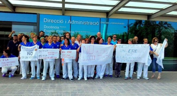 CCOO convoca en Fuengirola una concentración para defender la plantilla de ayuda a domicilio de Clece