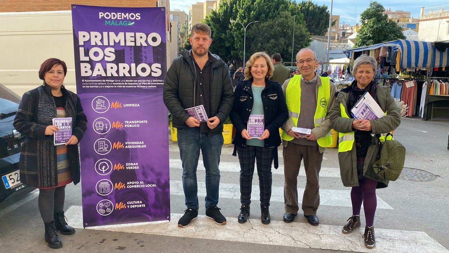 Podemos exige más zonas verdes y equipamientos deportivos en el distrito Bailén-Miraflores