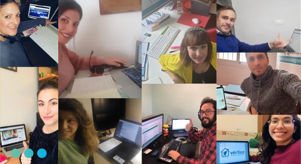 El equipo de Vértice conmemora el primer aniversario de teletrabajo con un ciclo de talleres on line