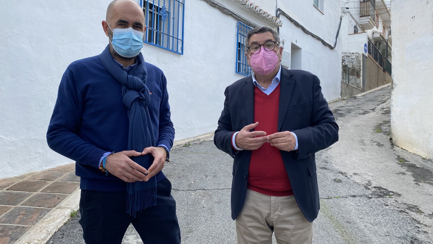 Comienzan las obras previas de la calle Puerta de Antequera en el casco histórico de Vélez-Málaga