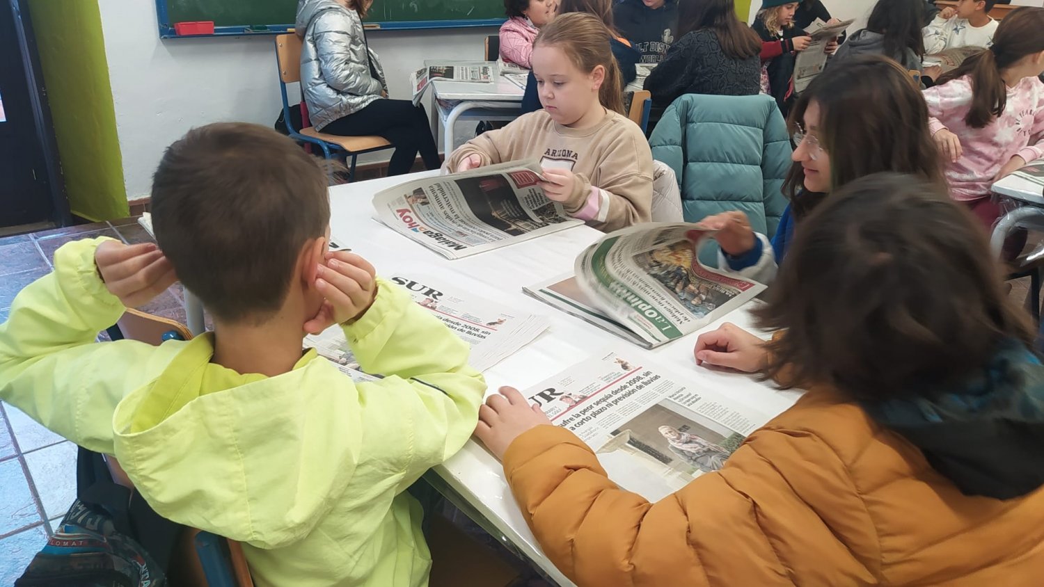 Los talleres de Prensa en mi Mochila vuelven con el alumnado CEIP Prácticas nº1