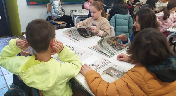 Los talleres de Prensa en mi Mochila vuelven con el alumnado CEIP Prácticas nº1