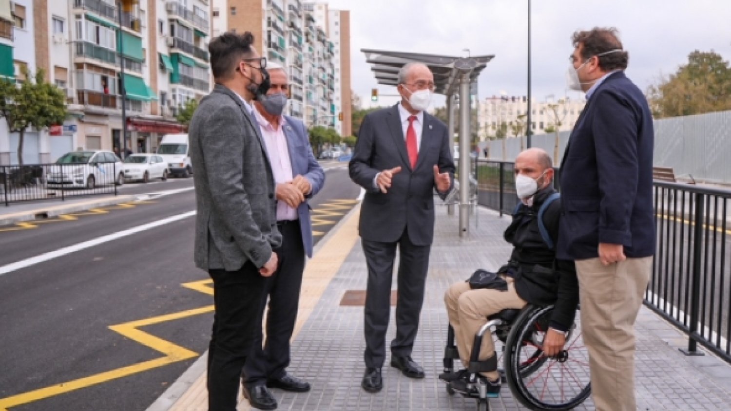 El nuevo carril bus de la Avenida Doctor Marañón permite el 100% de puntualidad de sus líneas