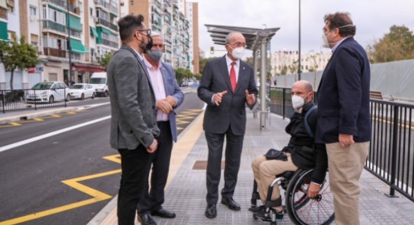El nuevo carril bus de la Avenida Doctor Marañón permite el 100% de puntualidad de sus líneas