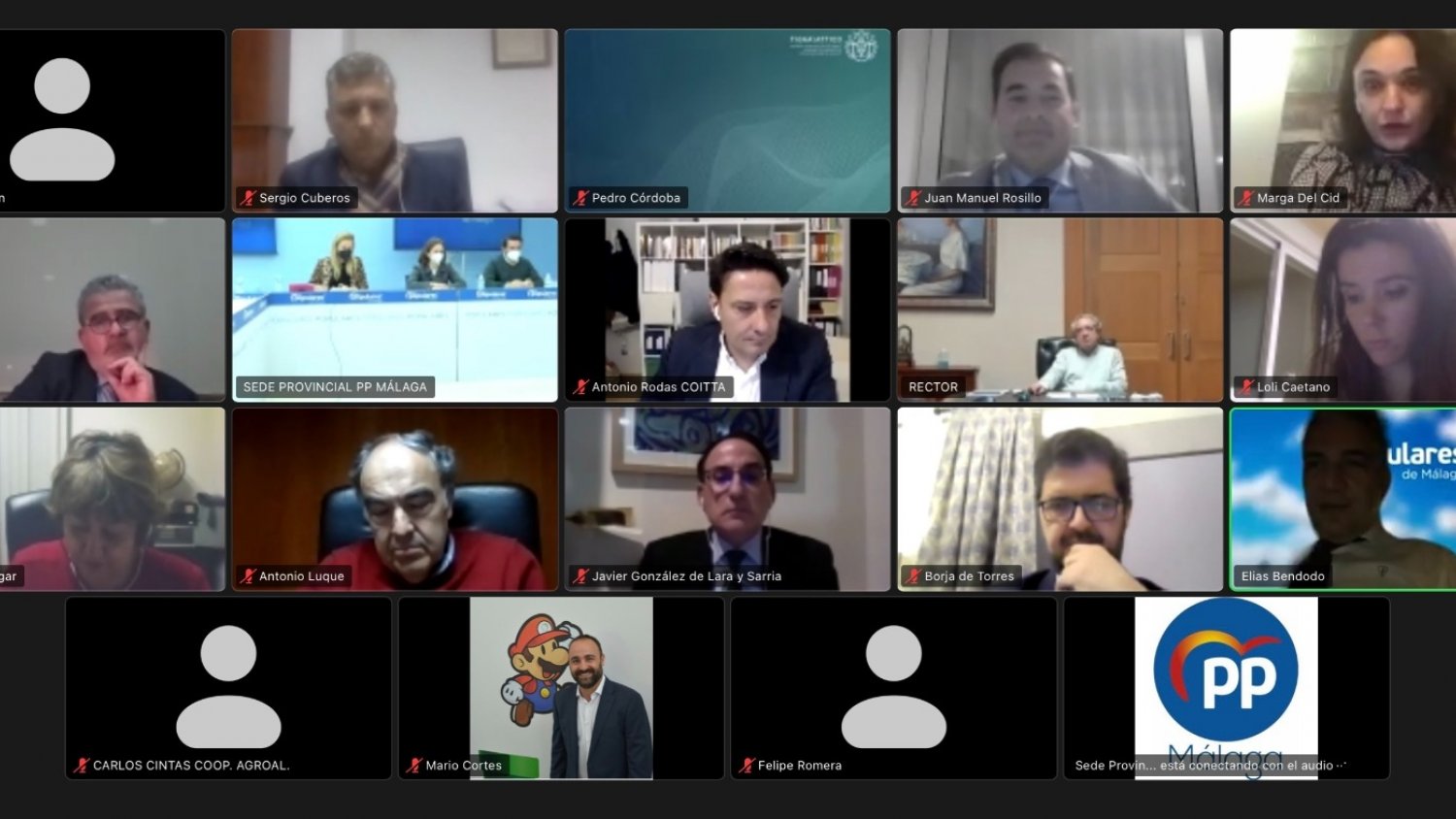 Bendodo se reúne con el tejido económico y productivo de Málaga de cara al Congreso Provincial