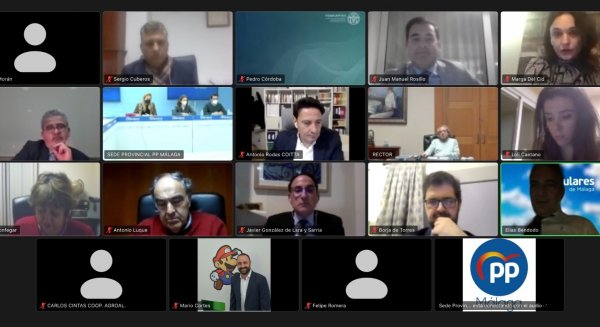 Bendodo se reúne con el tejido económico y productivo de Málaga de cara al Congreso Provincial