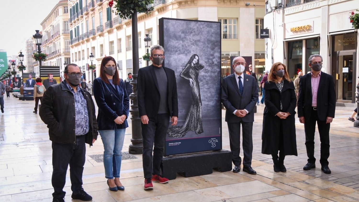 Francisco de la Torre visita  la exposición urbana ‘Andalucía y los Goya’