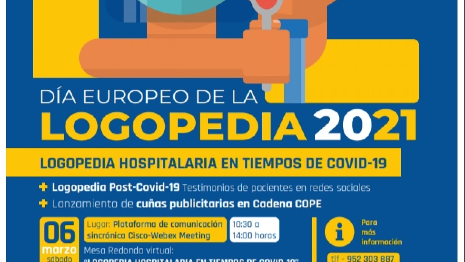 El Colegio de Logopedas de Andalucía centra el Día de la Logopedia en secuelas post COVID-19