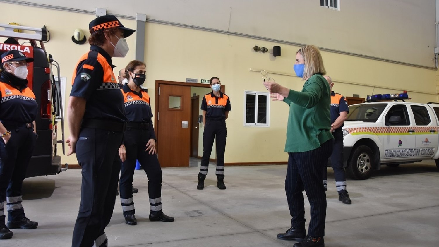 Protección Civil Fuengirola dedica más de 4.400 horas de servicio apoyando al dispositivo COVID-19