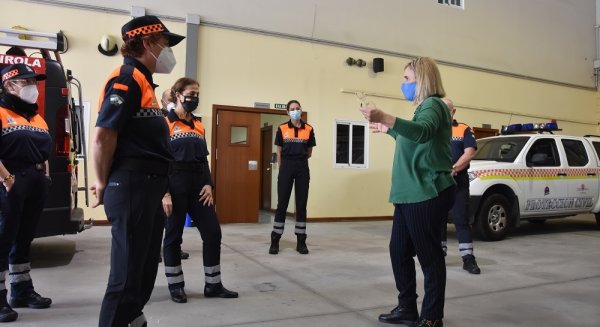 Protección Civil Fuengirola dedica más de 4.400 horas de servicio apoyando al dispositivo COVID-19