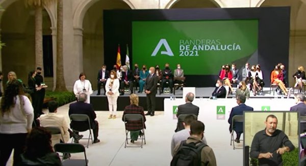 Entrega de los galardones a los premiados con la “Bandera de Andalucía” de 2021 en Málaga