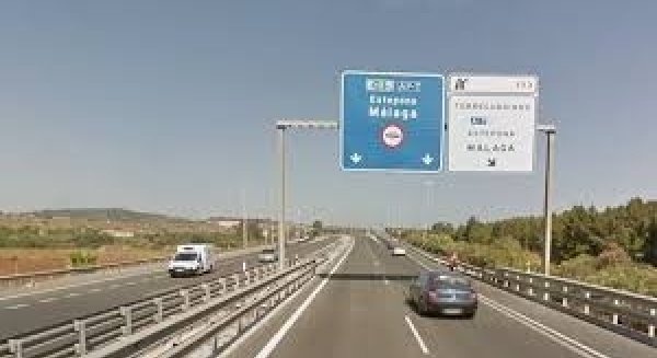 Desde el 2 de marzo hay afecciones en el tráfico en el enlace de Cancelada de la A-7 por Estepona